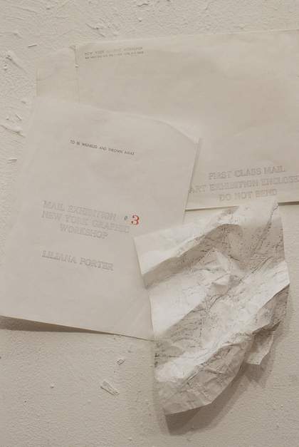 Liliana Porter, To Be Wrinkled and Thrown Away 1969