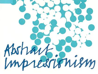 Fig.24 Cover of the catalogue for the Arts Council’s exhibition Abstract Impressionism, 1958