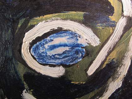 Micrograph of the proper left eye of the skull