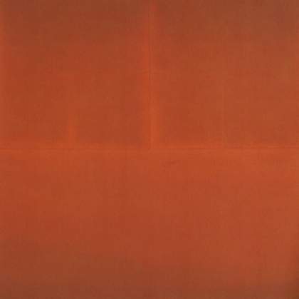 Fig.3 Proof 1967, by James Bishop, an abstract painting in orange