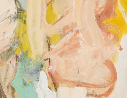 Willem de Kooning, Women Singing II 1966, detail of centre right section