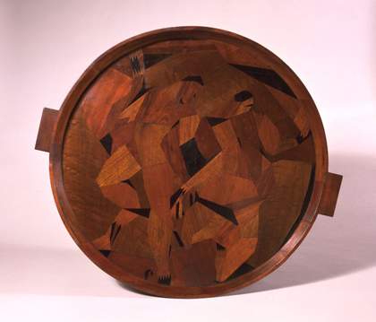 Henri Gaudier-Brzeska Tray. The Wrestlers 1913