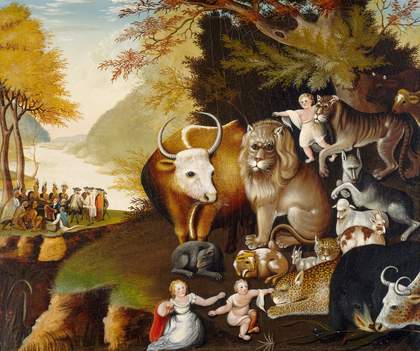 Fig.6 Edward Hicks, Peaceable Kingdom c.1834