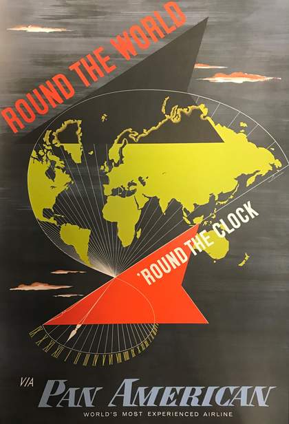 Fig.7 Loweree, Poster design for Pan American, 1955