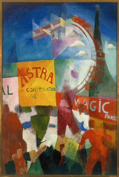 Robert Delaunay The Cardiff Football Team (L’Équipe de Cardiff) 1913