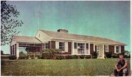 Martha Rosler, Tract House Soldier from the series House Beautiful: Bringing Home the War c.1967–72