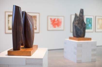 Installation view of A Greater Freedom: Hepworth 1965–1975, Hepworth Wakefield, 2015–16