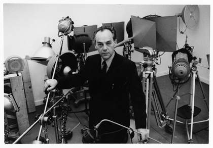 Ivan Massar, Portrait of Gyorgy Kepes at the Center for Advanced Visual Studies, Massachusetts Institute of Technology, 1967