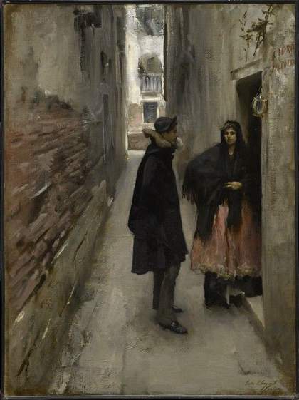 John Singer Sargent A Street in Venice 1880–2