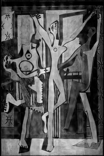 Short-wave infrared (SWIR) image of The Three Dancers 1925 (1500–1700nm)