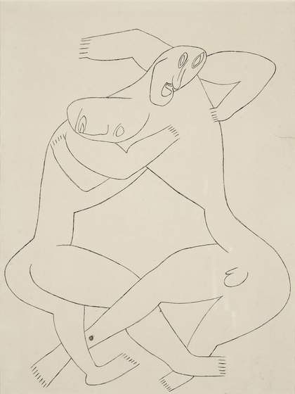 Henri Gaudier-Brzeska, The Wrestlers c.1913
