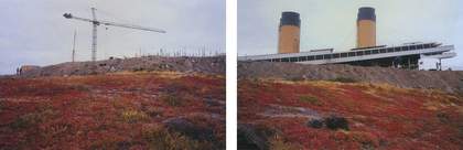 Allan Sekula, Twentieth Century Fox Set for Titanic, Popotla, Baja California