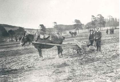 William Johnstone at Greenhead Farm in 1912