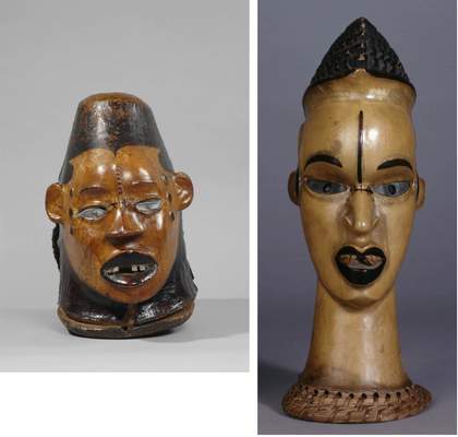 Examples of Ekoi masks