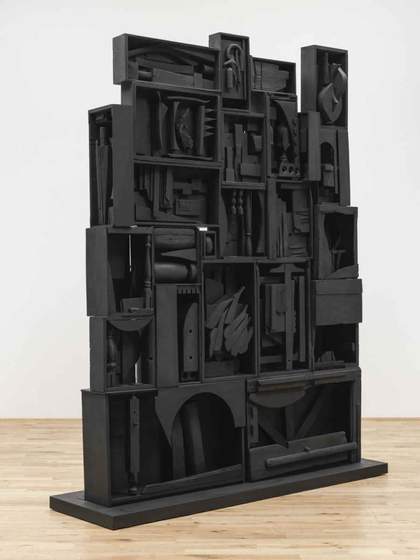 Louise Nevelson, Black Wall 1959 (detail)