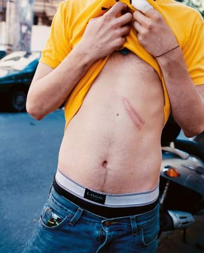 Joel Sternfeld, Man, Sweden from Treading on Kings (2001)