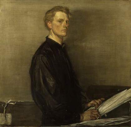 Charles Shannon Man in a Black Shirt 1897
