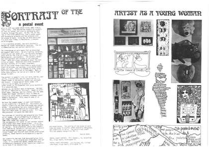 Portrait of the Artist as a Young Woman: a postal event, from MAMA: Women Artists Together, c.1978
