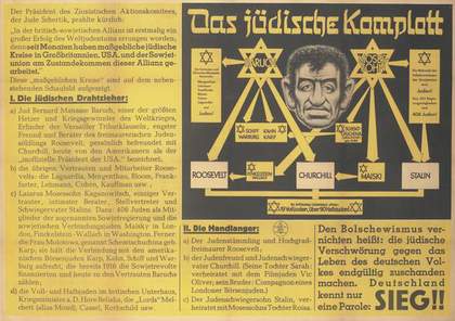 Parole der Woche, no.50 1941, Nazi German political poster