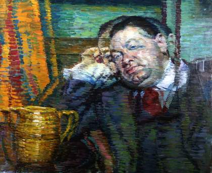 Evan Walters Stout Man with Jug c.1936