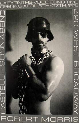 Robert Morris, Exhibition poster for Voice 1974