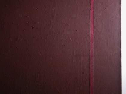 Barnett Newman, Adam, detail photographed in raking light