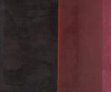 Representative sample Black on Maroon