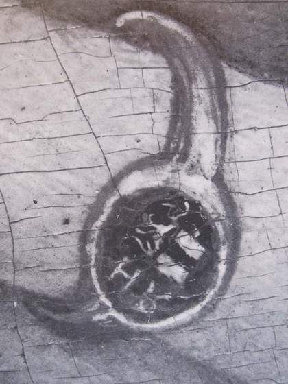Detail of signet ring and the sitter’s initials in Bernhard Strigel, Portrait of Hans Roth 1527