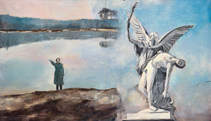Anselm Kiefer Heroic Symbol II (Heroisches Sinnbild II) 1970
