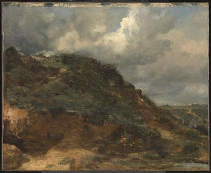 John Constable, A Bank on Hampstead Heath c.1820–2