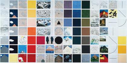 Jennifer Bartlett, Rhapsody 1975–6, detail