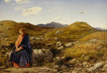 William Dyce, The Man of Sorrows c.1860