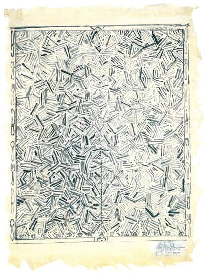 Jasper Johns Dancers on a Plane 1982