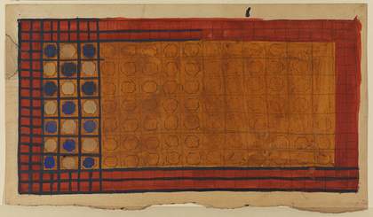 Attributed to Vanessa Bell Rug design, undated