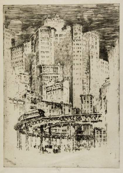 Joseph Pennell, The Cliffs 1904