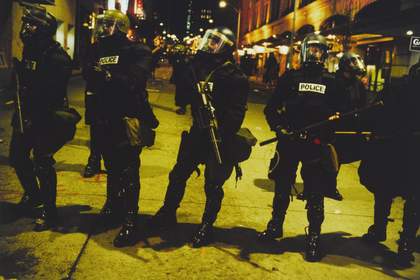 Allan Sekula, Waiting for Tear Gas 1999–2000