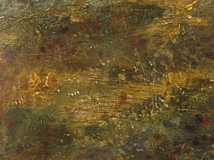 Mousehold Heath, detail of the vegetation in the right foreground