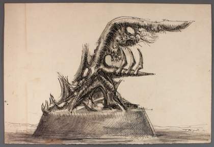 Fig.10 Theodore Roszak, Monument to Unknown Political Prisoner 1960