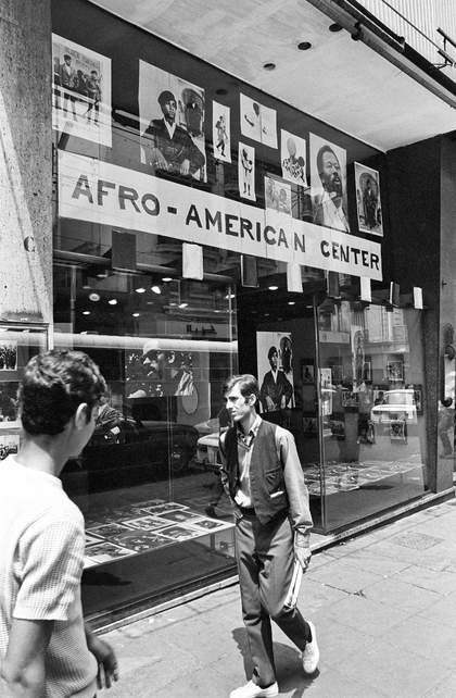 Fig.12 Robert Wade, The Afro-American Center at the First Pan-African Cultural Festival, Algiers, 1969