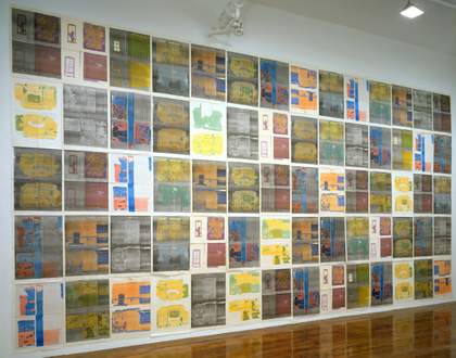Gordon Matta-Clark Wallspaper Installation 1973