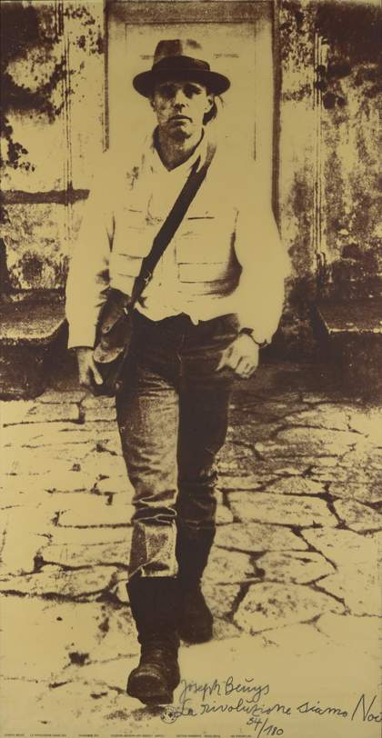 Fig.1 Joseph Beuys, La Rivoluzione Siamo Noi 1972