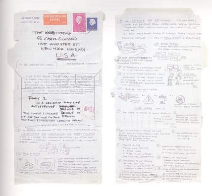 Gordon Matta-Clark Letter to Carol Gooden/The Meeting, December 1973