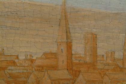 Fig.13 Detail of buildings in the town in normal light