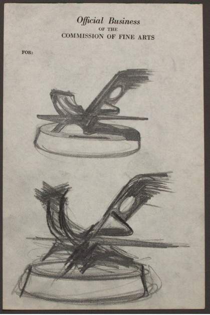 Fig.7 Theodore Roszak, Monument to Unknown Political Prisoner 1968