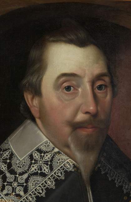 Fig.2 Detail of the face of George Puleston (?) c.1625–30