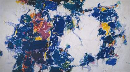 Fig.1 Sam Francis, Around the Blues 1957, 1962–3
