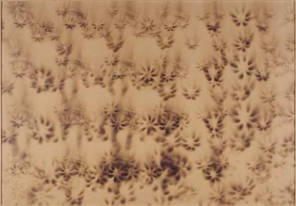 Fig.4 Yves Klein, Untitled ‘Fire Painting’ from the ‘fire wall’ at the exhibition Yves Klein: Monochrome und Feuer, Museum Haus Lange, Krefeld, 1961