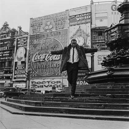 James Barnor, Mike Eghan at Piccadilly Circus, London 1967, printed 2010
