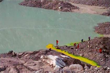 Film stills from Armin Linke video installation Alpi Film Project G