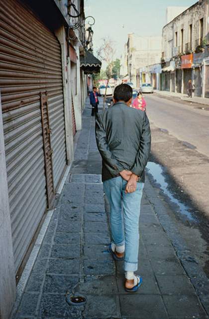 Francis Alÿs Detail, The Doppelganger (Mexico City) 1999–present
